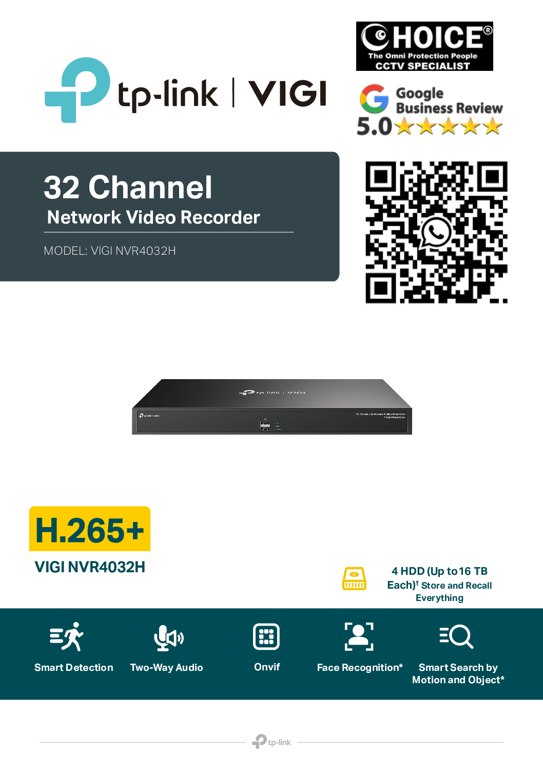 TP-Link VIGI NVR4032H 32 Channel Network Video Recorder 4K HDMI 16MP H.265+ ONVIF Compatible Plug-and-Play Repair Replace Singapore 19 TP-Link VIGI NVR4032H 32 Channel Network Video Recorder 4K HDMI 16MP H.265+ ONVIF Compatible Plug-and-Play Repair Replace Singapore - Image 19