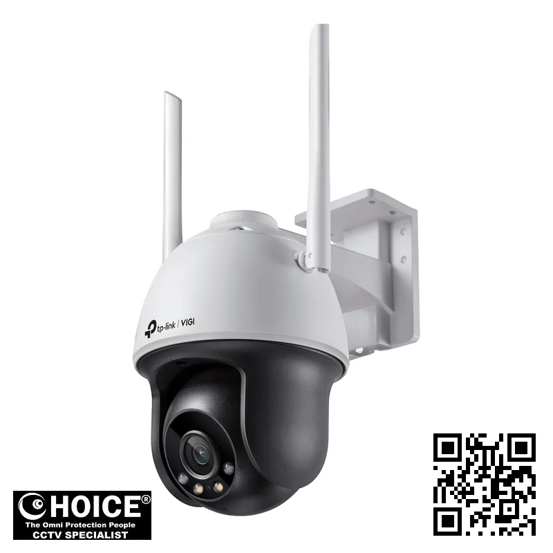 TP-Link VIGI C540-W Singapore VIGI 4MP Outdoor Full-Color Wi-Fi Pan Tilt Network Camera