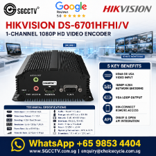 HIKVISION DS-6701HFHI/V Video Encoder Singapore Video Encoder IP video stream video-management system video source HDMI or VGA