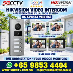 HIKVISION DS-KV8413-WME1(C) 4 Video Intercom Video Intercom Singapore DS-KH6320-WTE1 DS-KH6350-WTE1 Office Intercom Repair 1 HIKVISION DS-KV8413-WME1(C) 4 Video Intercom Video Intercom Singapore DS-KH6320-WTE1 DS-KH6350-WTE1 Office Intercom Repair