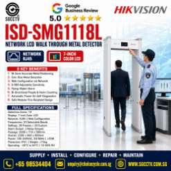 HIKVISION ISD-SMG1118L Walk-Through Metal Detector 18-Zone Colour LCD Coin-Sized Metal Detection FERROUS METALS Web Configuration 1 HIKVISION ISD-SMG1118L Walk-Through Metal Detector 18-Zone Colour LCD Coin-Sized Metal Detection FERROUS METALS Web Configuration