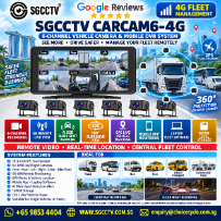 SGCCTV CARCAM6 CCTV Vehicle Camera Fleet Management Fleet Camera 4G CCTV GPS Vehicle Tracking Truck Camera Commercial Fleet